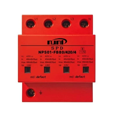 NPS01-F80 AC 4P kuchlanishdan himoya qiluvchi qurilma